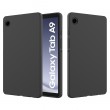Pure Color Liquid Silicone Shockproof Tablet Case f. Galaxy Tab A9 (Black