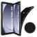 Pure Color Liquid Silicone Shockproof Tablet Case f. Galaxy Tab A9+ (Black