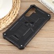Armor Shockproof TPU+PC Magnetic Protective Case m. Holder f. Galaxy A55 5G (black)