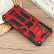Armor Shockproof TPU+PC Magnetic Protective Case m. Holder f. Galaxy A55 5G (Red)