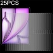 25 PCS 0.26mm 9H 2.5D Explosion-proof Tempered Glass Film f. iPad Air 13