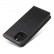 ECHTLEDER Horizontal Flip Leather Case m. Holder & Card Slots & Wallet f. iPhone 12/12 Pro (Black)