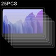 25 PCS 0.3mm 9H HD Explosion-proof Tempered Glass Film f. Galaxy TAB A7 (2020)