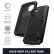 Shockproof Waterproof Dust-proof Metal + Silicone Protective Case m. Holder For iPhone 12 mini (Black)