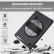 360 Degree Rotation PC + TPU Protective Case m. Holder & Hand Strap f. Galaxy TAB A7 (2020) Black. ohne Schulter/Umhängegurt