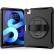 360 Degree Rotation PC+TPU Protective Case m. Holder/Hand-strap/ Pen Slot f. iPad Air (2022/2020) 10.9 (Black) ohne Schulter/Umhängegurt
