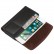 Lambskin Elastic Band Mobile Phone Universal Hanging Waist Leather Case . Card Slot f. iPhone 13 Mini/12 Mini/SE 2020/8/7
