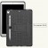 Tire Texture TPU+PC Shockproof Case m. Holder & Pen Slot f. iPad Air (2019) Black