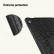 Tire Texture TPU+PC Shockproof Case m. Holder & Pen Slot f. iPad Air (2019) Black
