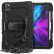 Shockproof Colorful Silica Gel+PC Protective Case m.Holder/Shoulder/Strap/Hand Strap & Pen Slot f. iPad Pro 11.0 (2022/2021/2020/2018) Black mit SCHULTER/UMHÄNGEGURT