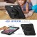 Shockproof Colorful Silica Gel+PC Protective Case m.Holder/Shoulder/Strap/Hand Strap & Pen Slot f. iPad Pro 11.0 (2021/2020/2018) Black mit SCHULTER/UMHÄNGEGURT