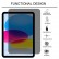 0.33mm 9H 2.5D Privacy Explosion-proof Tempered Glass Film f. iPad 10.9 (2022) 10th, entspiegelt
