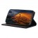 Magnetic Crazy Horse Texture Horizontal Flip Leather Case m. Holder/Card Slots/Wallet f. iPhone 12 Mini (Black)