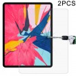 2 PCS 0.26mm 9H Surface Hardness Straight Edge Explosion-proof Tempered Glass Film f. iPad Pro 12.9 2022/2021/2020/2018