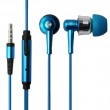 OVLENG Stereo Hands-free Earphone mit Mic, Length: 1.2m (Blue))