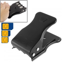All in One Nano SIM Card & Micro SIM Card Cutter with SIM Card Tray / SIM Card Pin for iPhone 5 & 5C & 5S, iPhone 4 & 4S