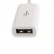 USB Female to 8pin Male Adapter Cable für iPhone/ iPad  Length: 18cm (White)