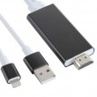 8 Pin to HDMI HDTV Adapter Cable mit USB Charger Cable für iPhone 6 & 6s / iPhone 6 Plus & 6s Plus / iPhone 5 & 5S / iPad mini /