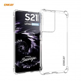 Transparent TPU Shockproof Case f. Galaxy S21 Ultra