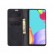Retro-skin Business Magnetic Suction Leather Case m. Holder & Card Slots/Wallet f. Galaxy A52 5G/A52s 5G/A52 4G (Black)