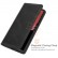 Retro-skin Business Magnetic Suction Leather Case m. Holder/Card Slots/Wallet f. Galaxy Xcover 5 (Black)