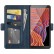 Dual-side Magnetic Buckle Horizontal Flip Leather Case m. Holder/Card/Slots/Wallet f. Galaxy Xcover 5 (Dark Blue)
