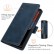 Dual-side Magnetic Buckle Horizontal Flip Leather Case m. Holder/Card/Slots/Wallet f. Galaxy Xcover 5 (Dark Blue)