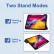 ENKAY 3-Folding Shockproof TPU Cover Custer Texture PU Leather Tablet Case m. Pencil Slot/Holder /Sleep / Wake-up Function f. iPad Pro 11 2022/2021/2020 (Black)