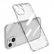 High Transparent Tempered Glass + TPU Shockproof Case f. iPhone 13 (Transparent)
