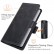 Dual-side Magnetic Buckle Horizontal Flip Leather Case m. Holder & Card Slots & Wallet f. Galaxy S22+ 5G (Black)