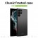 Frosted PC Ultra-thin Hard Case f. Galaxy S22 5G (Black)