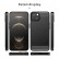 Brushed Texture Carbon Fiber TPU Phone Case f. iPhone 14 Black