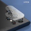 2 PCS 9H Rear Camera Lens Tempered Glass Film f. Galaxy S23 5G (Transparent)1