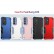 Non-slip Shockproof Armor Phone Case f. Galaxy A54 5G (Red)