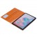 Knead Skin Texture Horizontal Flip Leather Case m. Photo Frame & Holder/Card Slots/Wallet f. Galaxy Tab S6 Black