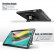 360 Degree Rotation PC + Silicone Protective Case m. Holder & Hand-strap f. Galaxy Tab A 10.1 (Black) ohne Schulter/Umhängegurt