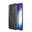 S-Shaped Soft TPU Protective Cover Case f. S20+ (Black)1
