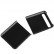 Shockproof Litchi Texture PC + PU Case f. Galaxy Z Flip (Black)