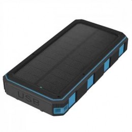 Solar Power Bank Xora20Q mit Wireless Charger sw 20000 mAh, FC, LED Licht, 2 x USB-A, 1 x Typ-C